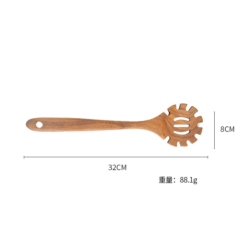 Premium Teak 7-Piece Kitchen Utensil Set