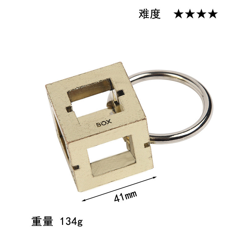 Luxury Puzzle Lock - Premium Zinc Alloy Intelligence Toy