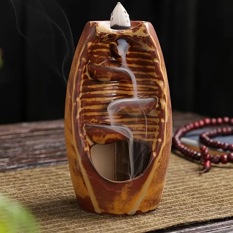 Ceramic Backflow Incense Holder
