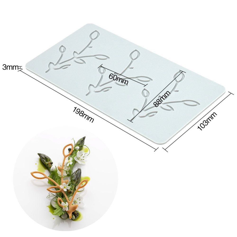 Pineapple Fruit Crisps Silicone Lace Baking Mat