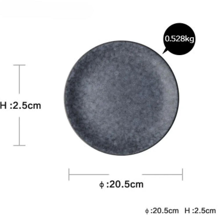 Elegant Round Dinner Plate in Premium Porcelain