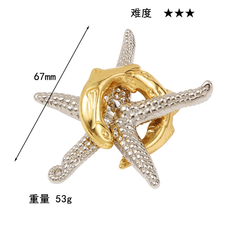 Luxury Puzzle Lock - Premium Zinc Alloy Intelligence Toy