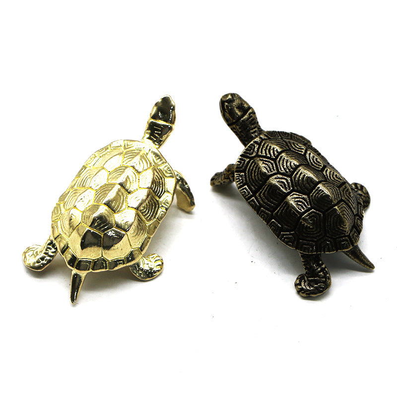 Cast Metal Turtle Ornament