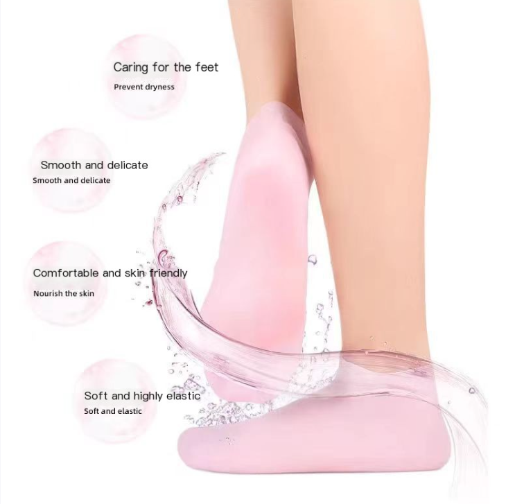 Soft Silicone Protective Moisturizing Gloves and Socks
