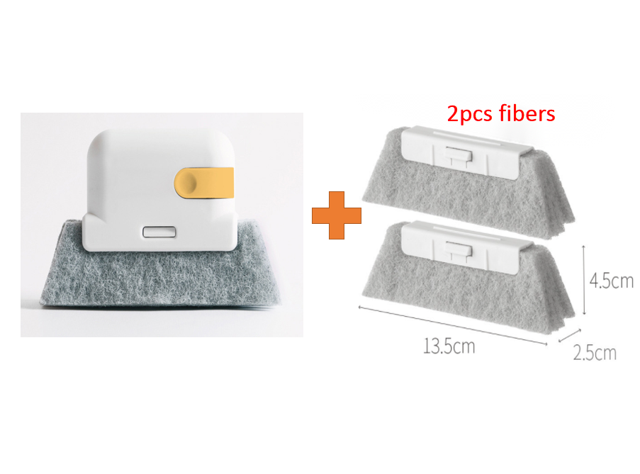 Detachable Window & Door Track Cleaning Brush — view 3