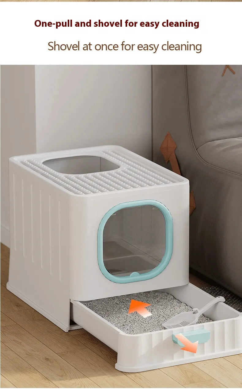 Luxury Enclosed Cat Litter Box