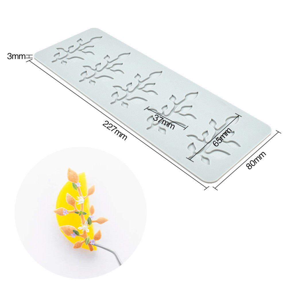 Artisan Leaf Lace Silicone Mold