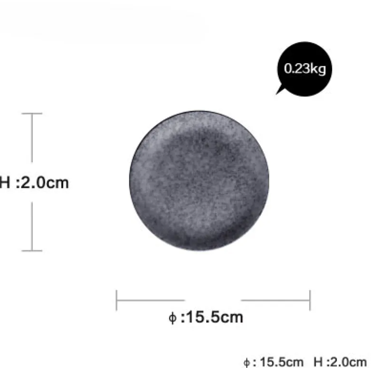 Elegant Round Dinner Plate in Premium Porcelain
