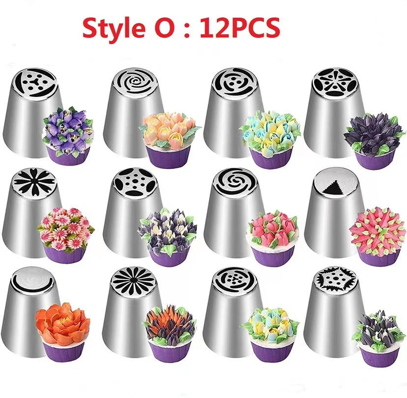 27-Piece Russian Pastry Tip Set