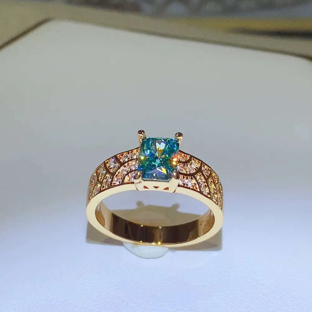 1 Carat Moissanite 925 Sterling Silver Ring - Wow Store