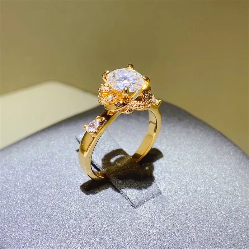 1 Carat Moissanite Zircon 925 Sterling Silver Ring - Wow Store