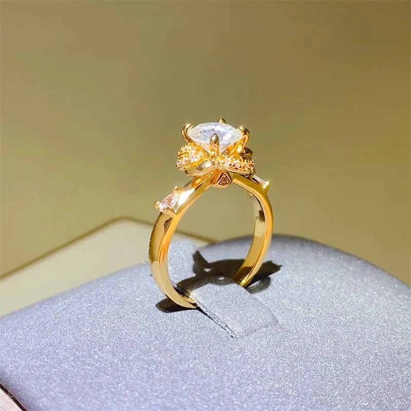 1 Carat Moissanite Zircon 925 Sterling Silver Ring - Wow Store