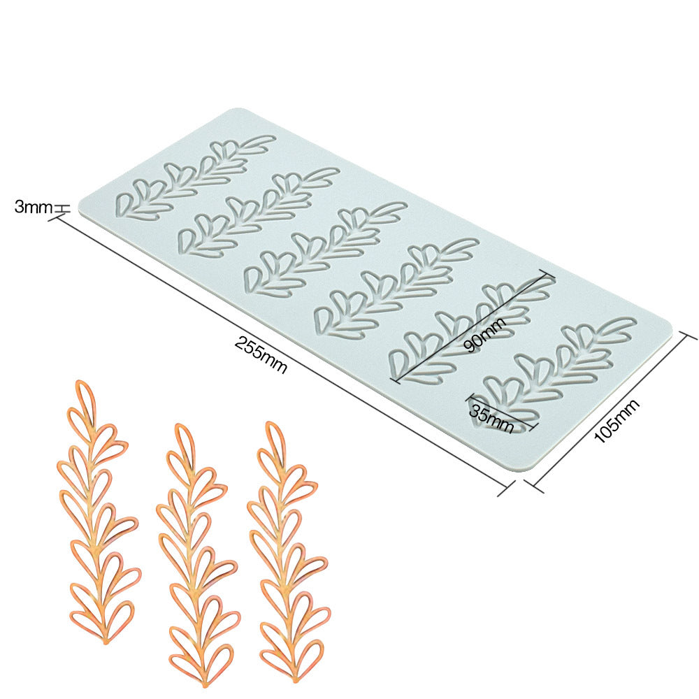 Pineapple Fruit Crisps Silicone Lace Baking Mat