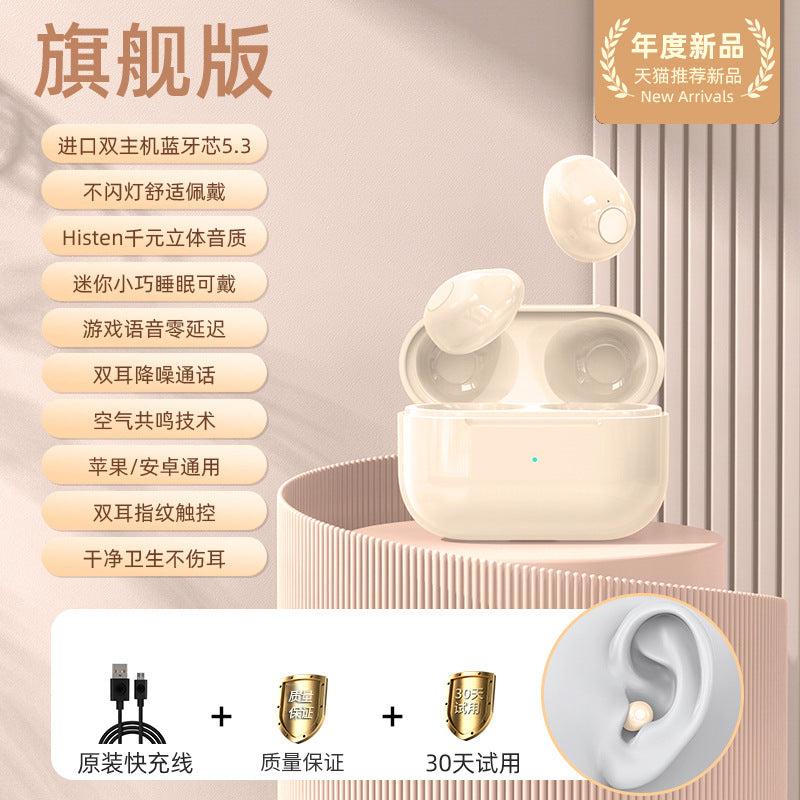 Invisible True Wireless Bluetooth Earbuds