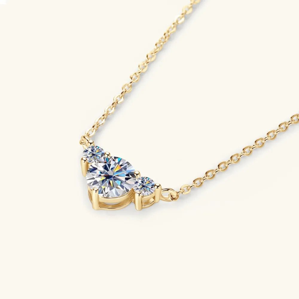 1.2 Carat Moissanite 925 Sterling Silver Necklace - Wow Store