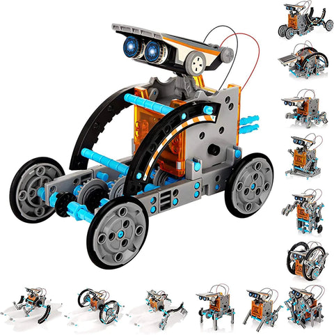 13 - in - 1 Solar Powered Robot Kit - Educational STEM Assembling Toy | wowstore.live - Wow Store
