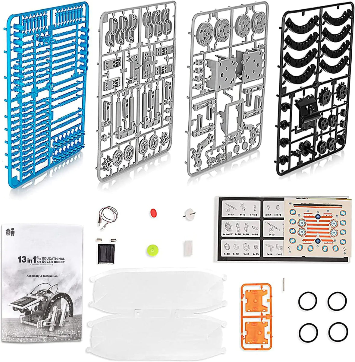 13 - in - 1 Solar Powered Robot Kit - Educational STEM Assembling Toy | wowstore.live - Wow Store