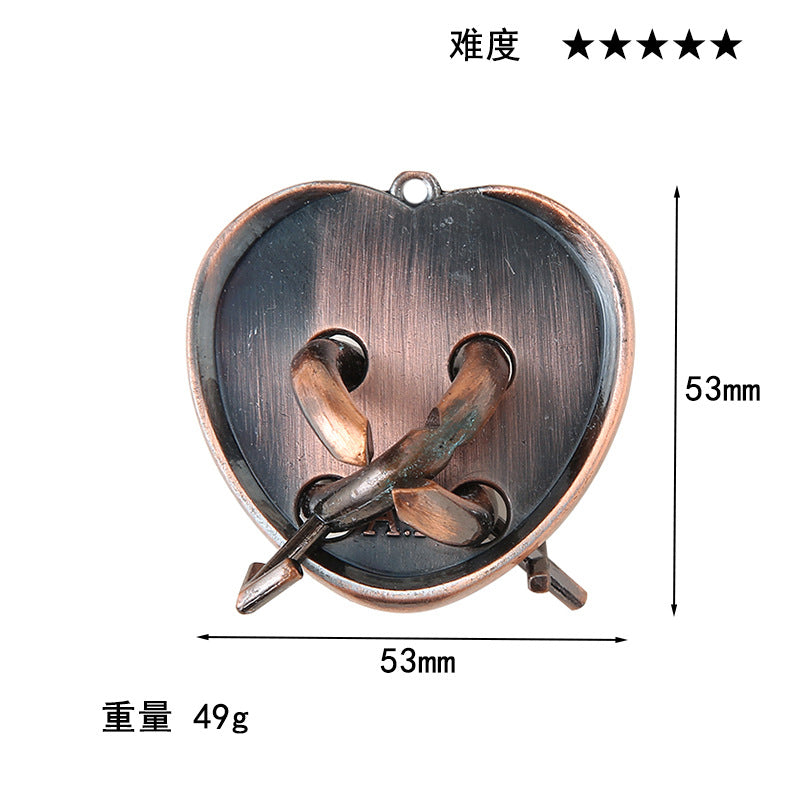 Luxury Puzzle Lock - Premium Zinc Alloy Intelligence Toy
