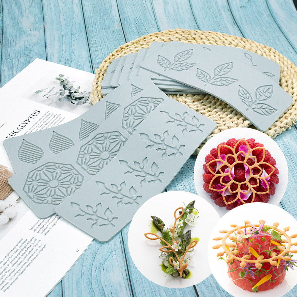 Pineapple Fruit Crisps Silicone Lace Baking Mat
