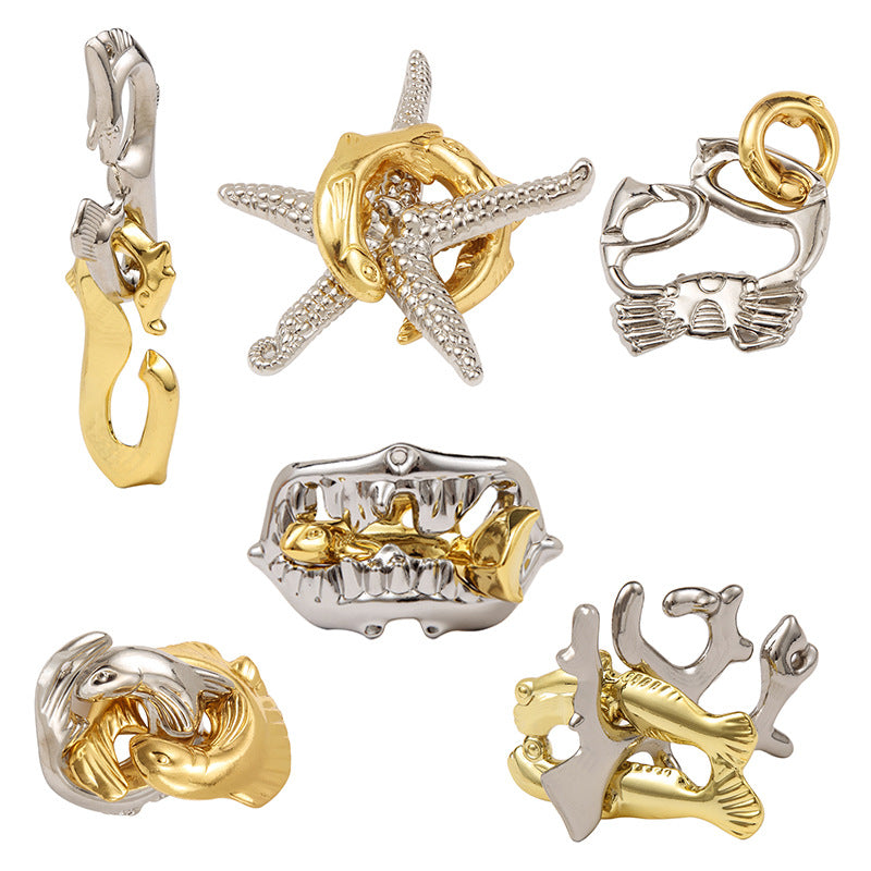 Luxury Puzzle Lock - Premium Zinc Alloy Intelligence Toy