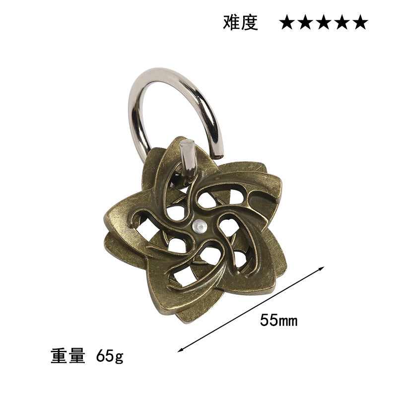Luxury Puzzle Lock - Premium Zinc Alloy Intelligence Toy