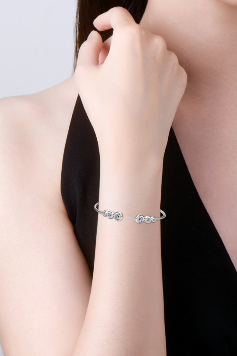 1.8 Carat Moissanite 925 Sterling Silver Bracelet - Wow Store