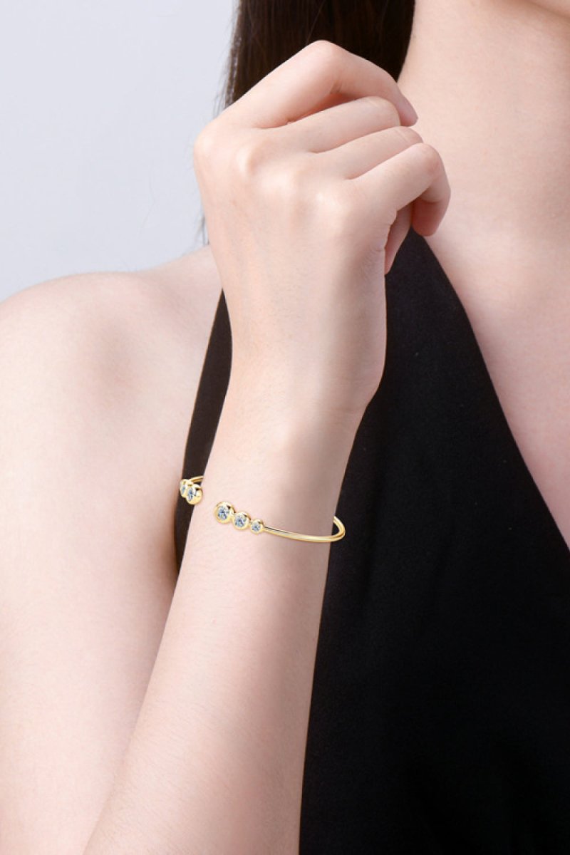 1.8 Carat Moissanite 925 Sterling Silver Bracelet - Wow Store
