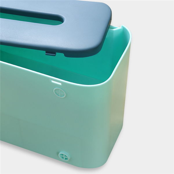 Desktop Storage Box with Tissue Compartment