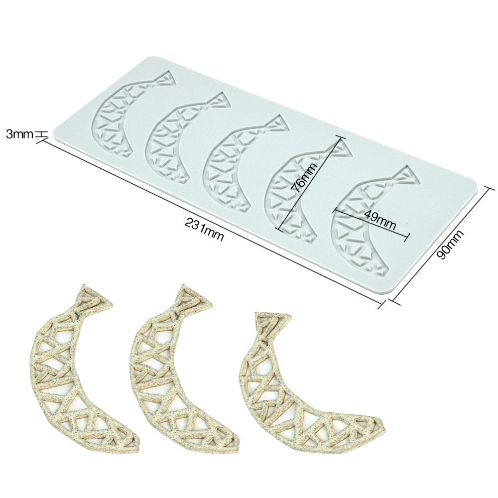 Pineapple Fruit Crisps Silicone Lace Baking Mat