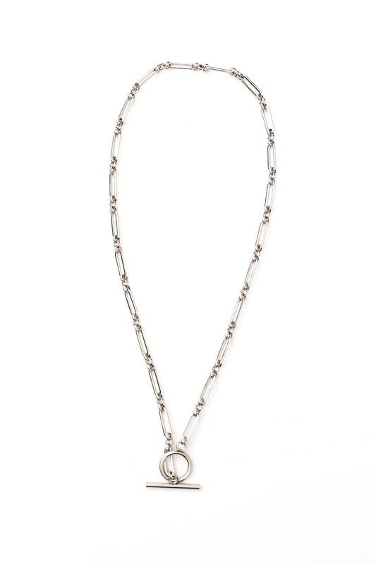 18K STAINLESS STEEL TOGGLE CHAIN NECKLACE - Wow Store
