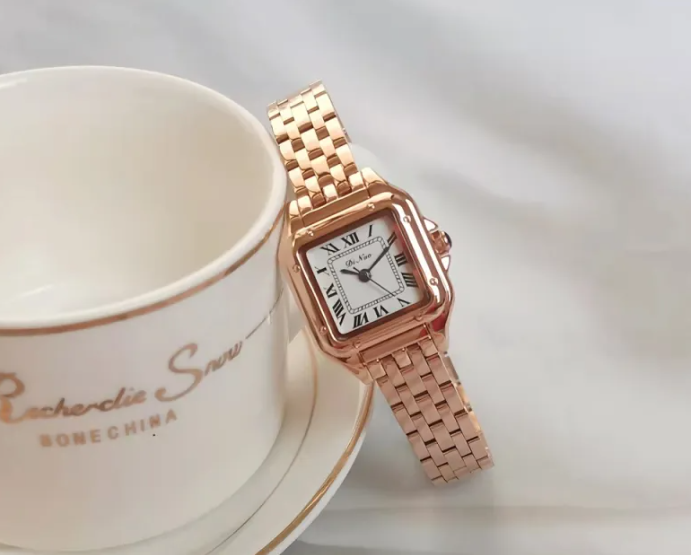 Square Steel Minimalist Watch
