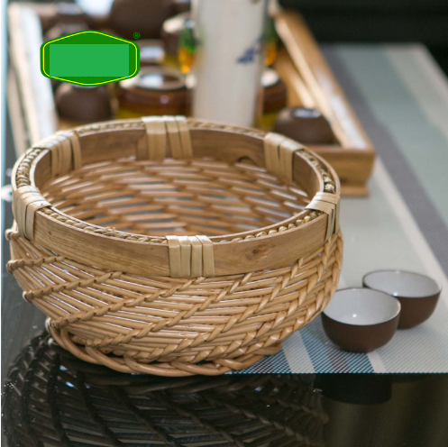 Artisan Woven Rattan Storage Basket