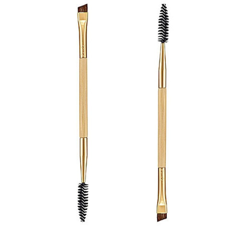 Dual-End Bamboo Eyebrow Brush & Comb