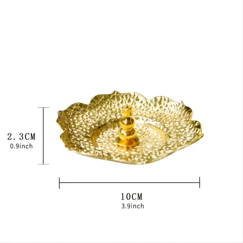 Floral Incense Burner Tray