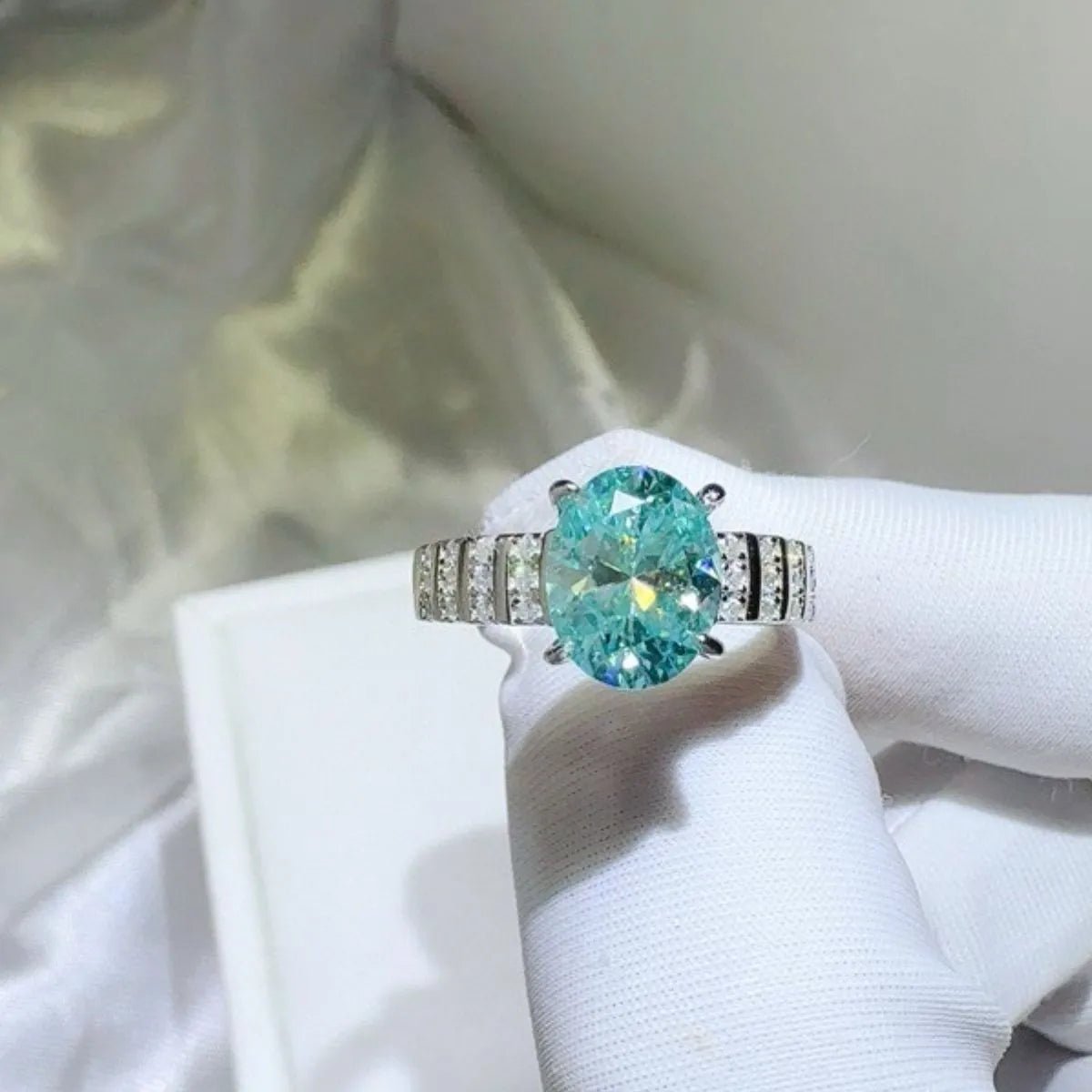 2 Carat Moissanite 925 Sterling Silver Ring - Wow Store