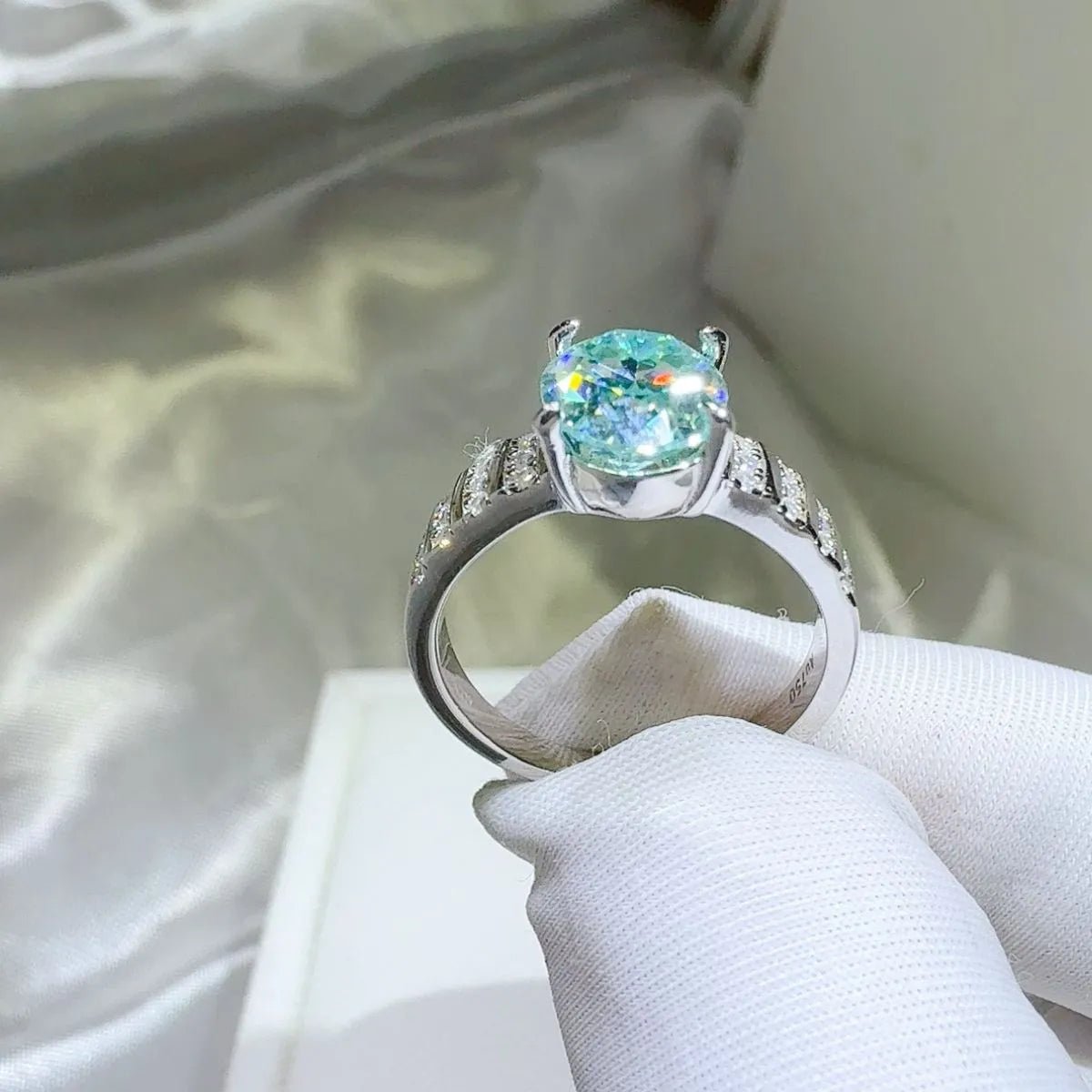 2 Carat Moissanite 925 Sterling Silver Ring - Wow Store