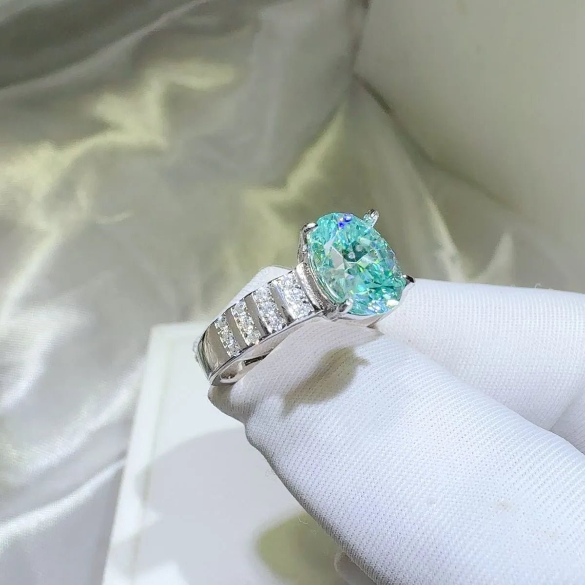 2 Carat Moissanite 925 Sterling Silver Ring - Wow Store