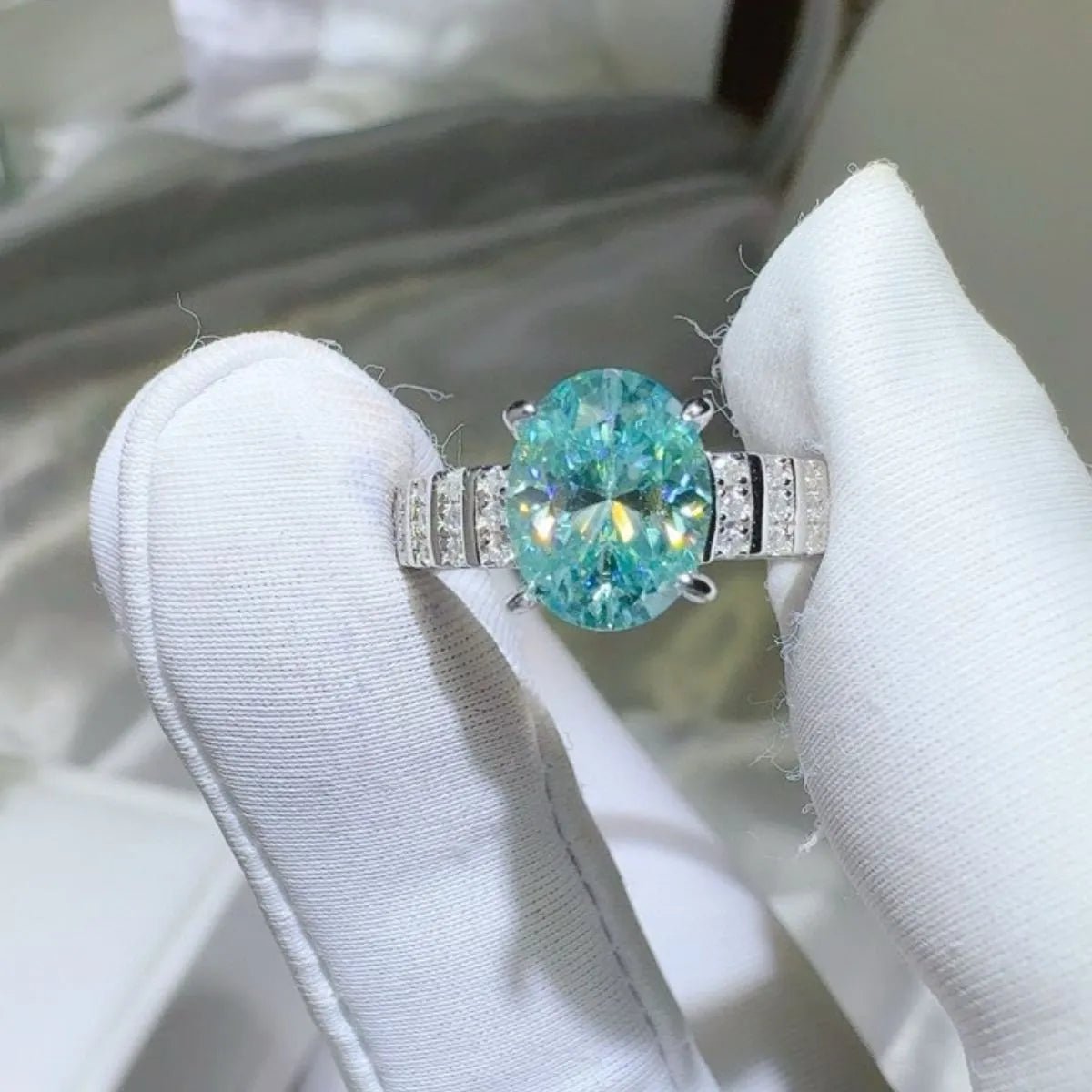 2 Carat Moissanite 925 Sterling Silver Ring - Wow Store