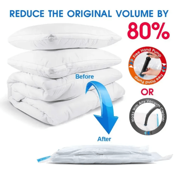 20-Piece Premium Vacuum Storage Bag Set - WowStore.live