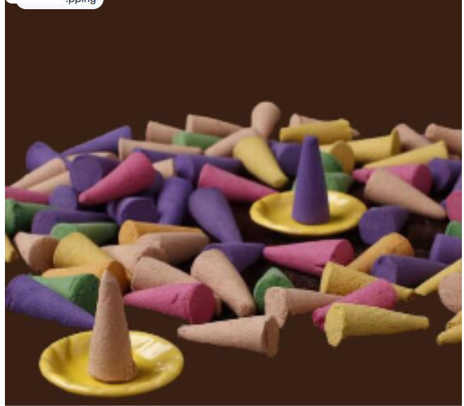 Mixed Scented Incense Cones Tower Box