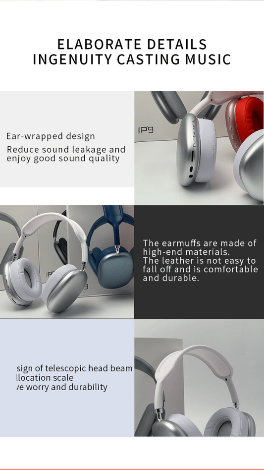 2021 New Wireless Headset HIFI Stereo Bluetooth Headphones - Wow Store