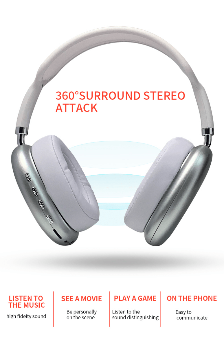 2021 New Wireless Headset HIFI Stereo Bluetooth Headphones - Wow Store