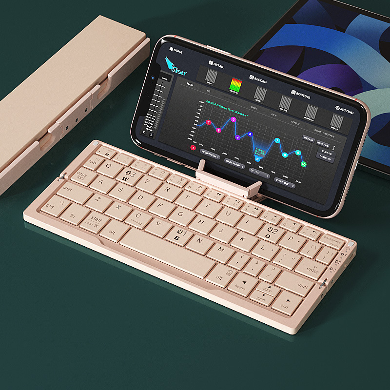 Compact Bluetooth Keyboard with Multi-Device Connectivity