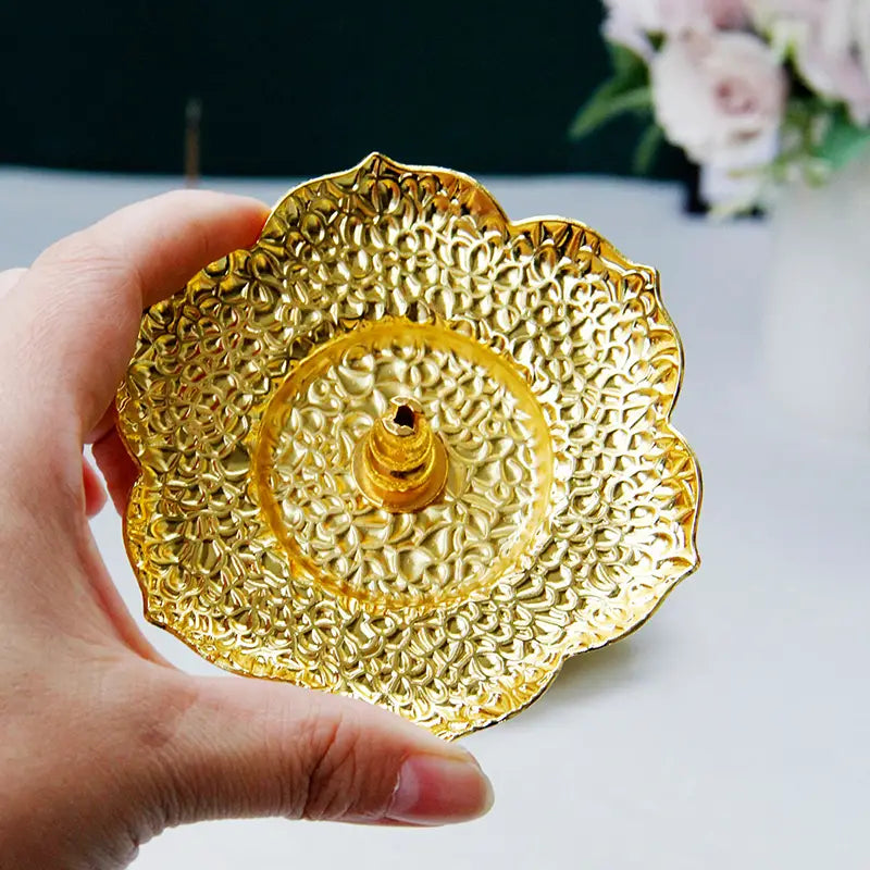 Floral Incense Burner Tray