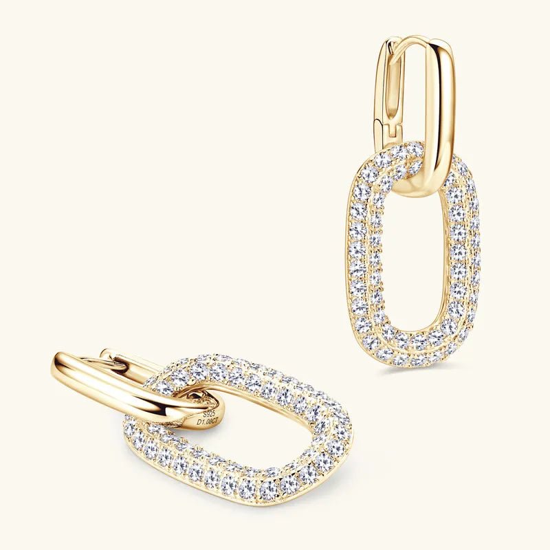 2.16 Carat Moissanite 925 Sterling Silver Earrings - Wow Store