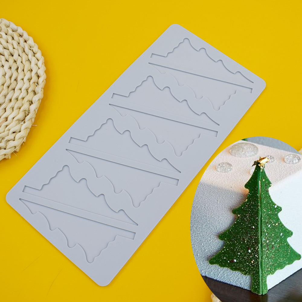 Christmas Tree Silicone Lace Baking Mat