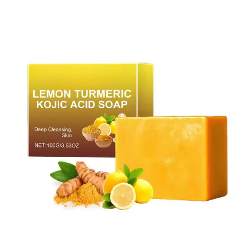 Lemon Turmeric Kojic Brightening Soap