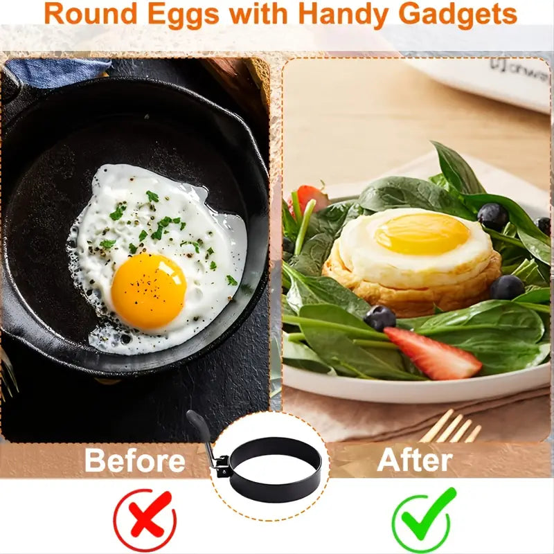 Multicolor Nonstick Egg Rings Set