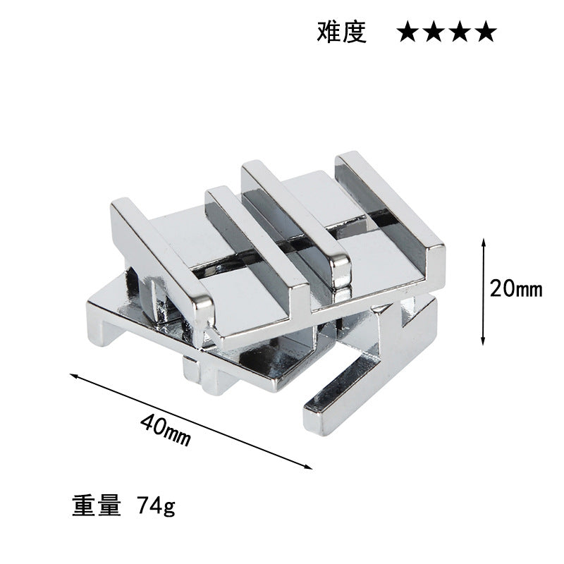 Luxury Puzzle Lock - Premium Zinc Alloy Intelligence Toy