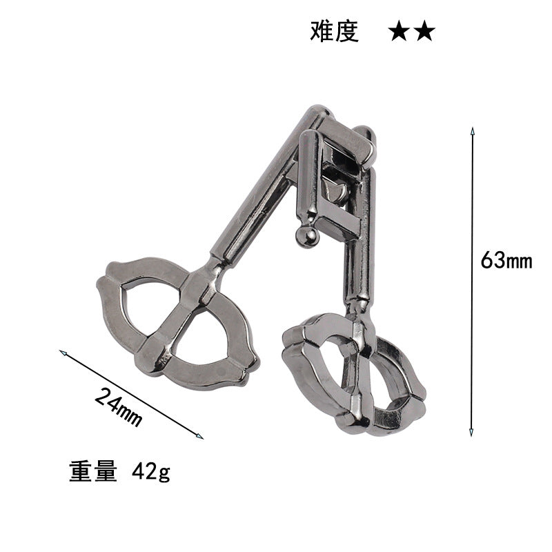Luxury Puzzle Lock - Premium Zinc Alloy Intelligence Toy